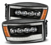 AlphaRex NOVA Series Matte Black LED Projector Headlights 2006 to 2009 Ram 2500/3500 (880536)-Main View