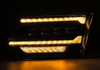 AlphaRex NOVA Series Alpha Black LED Projector Headlights 2010 to 2018 Ram 2500/3500 (880557)-Light View