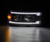 AlphaRex Pro Series Black Projector Headlights 2003 to 2005 Ram 2500/3500 (880570)-Light View