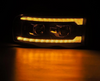 AlphaRex Pro Series Black Projector Headlights 2003 to 2005 Ram 2500/3500 (880570)-Light View
