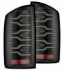 AlphaRex LUXX Series Alpha Black LED Tail Lights 2003 to 2006 Ram 2500/3500 (641020)-Main View