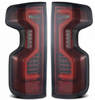 AlphaRex Pro Series Red Smoked LED Tail Lights 2020 to 2023 Silverado 2500HD/3500HD (620060)-Main View