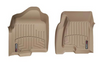 WeatherTech DigitalFit Front Floorliner 2001 to 2007 Silverado/Sierra (Extended/Crew Cab)-Tan View