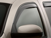 WeatherTech Dark Smoke Side Window Deflector Set 2007.5 to 2014 Silverado/Sierra 2500HD/3500HD (Crew Cab) (84426)-Main View