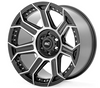 Rough Country 89 Series Wheel (One Piece| Black Machined Gun Metal| 20x10|8x6.5| -19mm) (89201010)-Main View