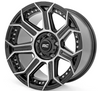 Rough Country 89 Series Wheel (One Piece| Black Machined Gun Metal| 17x9| 6x5.5|-12mm) (89170912)-Main View