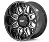 Rough Country 86 Series Wheel (One Piece| Gloss Black| 22x10| 6x5.5| -25mm) (86221012)-Main View