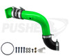 Pusher HD 3" Cold Side Charge Tube for 2017+ Ford F250/350 6.7L Powerstroke w/ Throttle Valve Replacement - Green