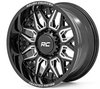 Rough Country 86 Series Wheel (One Piece| Gloss Black| 20x10| 8180| -19mm) (86201006)-Main View