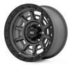 Rough Country 85 Series Wheel (Simulated Beadlock| Gunmetal Gray/Black| 17x9| 5x5| -12mm) (85170918A)-Main View