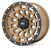Rough Country 87 Series Wheel (Simulated Beadlock| Bronze/Black| 17x8.5| 5x4.5| +0mm) (87170913)-Main View