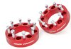 Rough Country 2 Inch Wheel Spacers 2010 to 2011 Ram 2500/3500 4WD-Anodized Red View