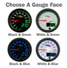 Glow Shift MaxTow Quad Gauge Package 1992 to 1997 Ford F Series (MT-446-DV-PKG)-Gauge Face Color Options