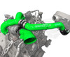 Pusher Intake System with Turbo Inlet for 2020+ Ford F250 And F350 6.7L Powerstroke (PFP20XXIT) Pusher Green View