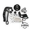 HSM DUAL HIGH Pressure Fuel Kit for 2003 to 2007 Dodge 5.9L Cummins Black Anodized View