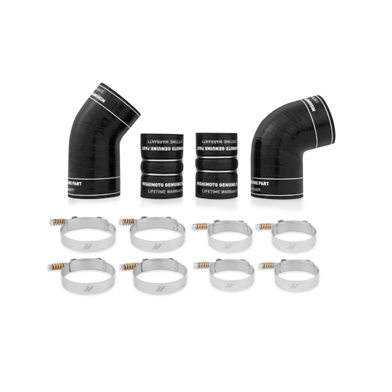 Mishimoto Factory Fit Boot Kit 2004.5 to 2005 6.6L LLY Duramax ( MIMMBK-DMAX-04BK)-Main View