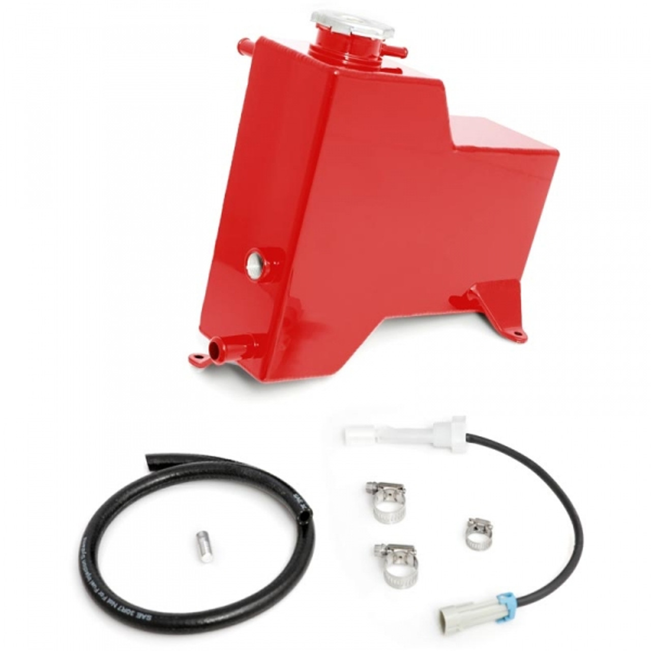 HSP LMM Factory Replacement Coolant Tank 2007.5-2010 6.6L Duramax-Blood Red View