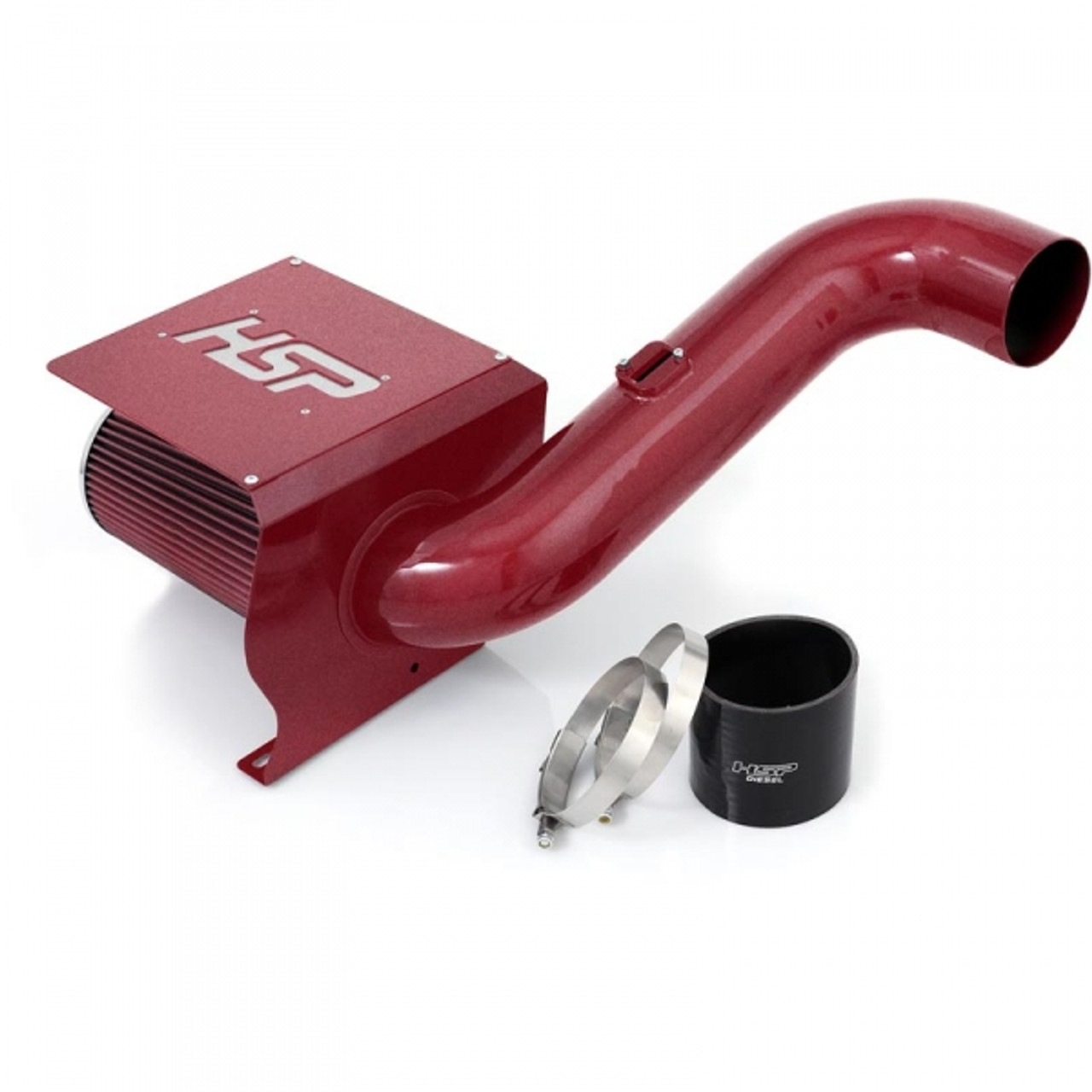 HSP LMM COLD AIR INTAKE 2007.5-2010 GM 6.6L DURAMAX LMM-Candy Red View