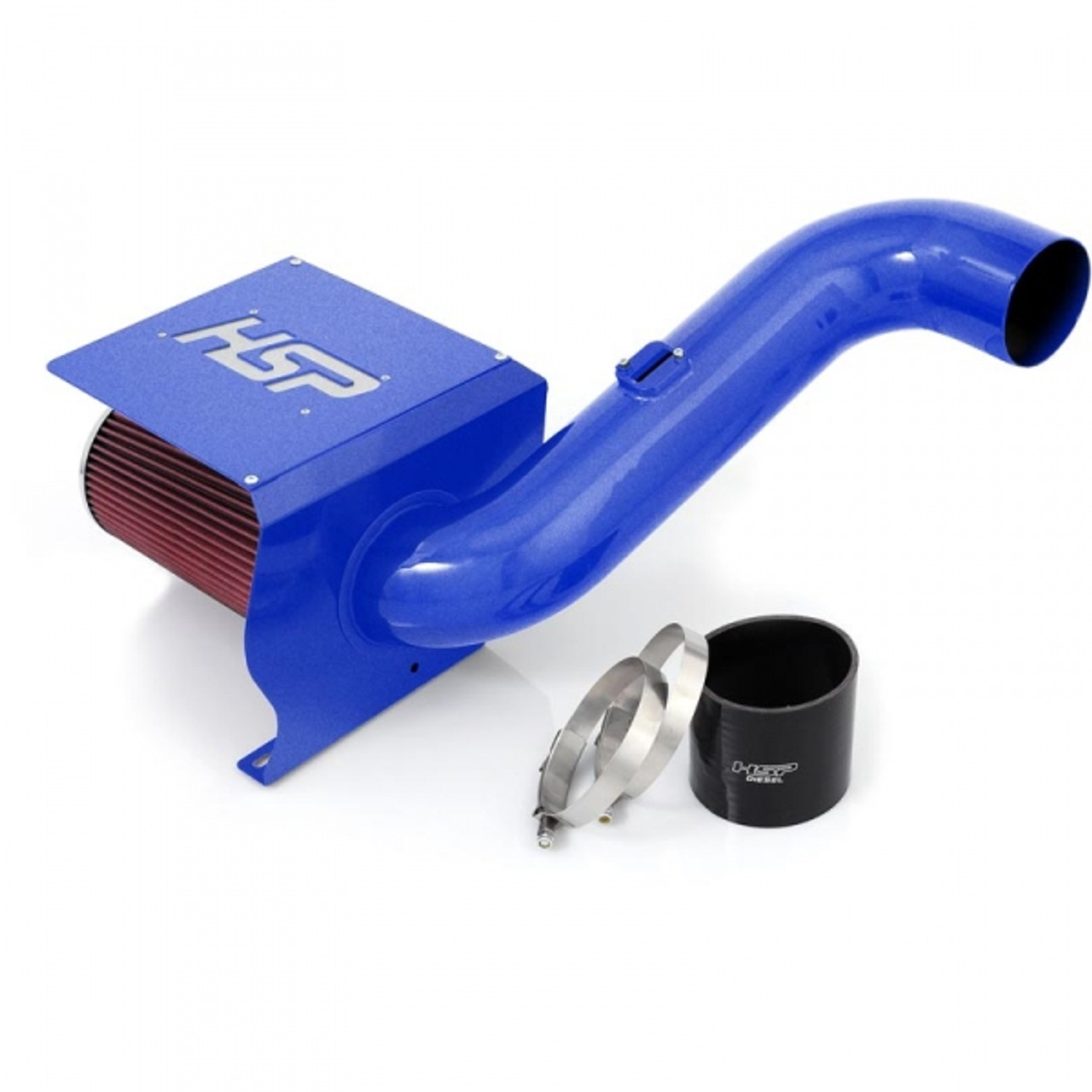 HSP LMM COLD AIR INTAKE 2007.5-2010 GM 6.6L DURAMAX LMM-Gloss Blue View