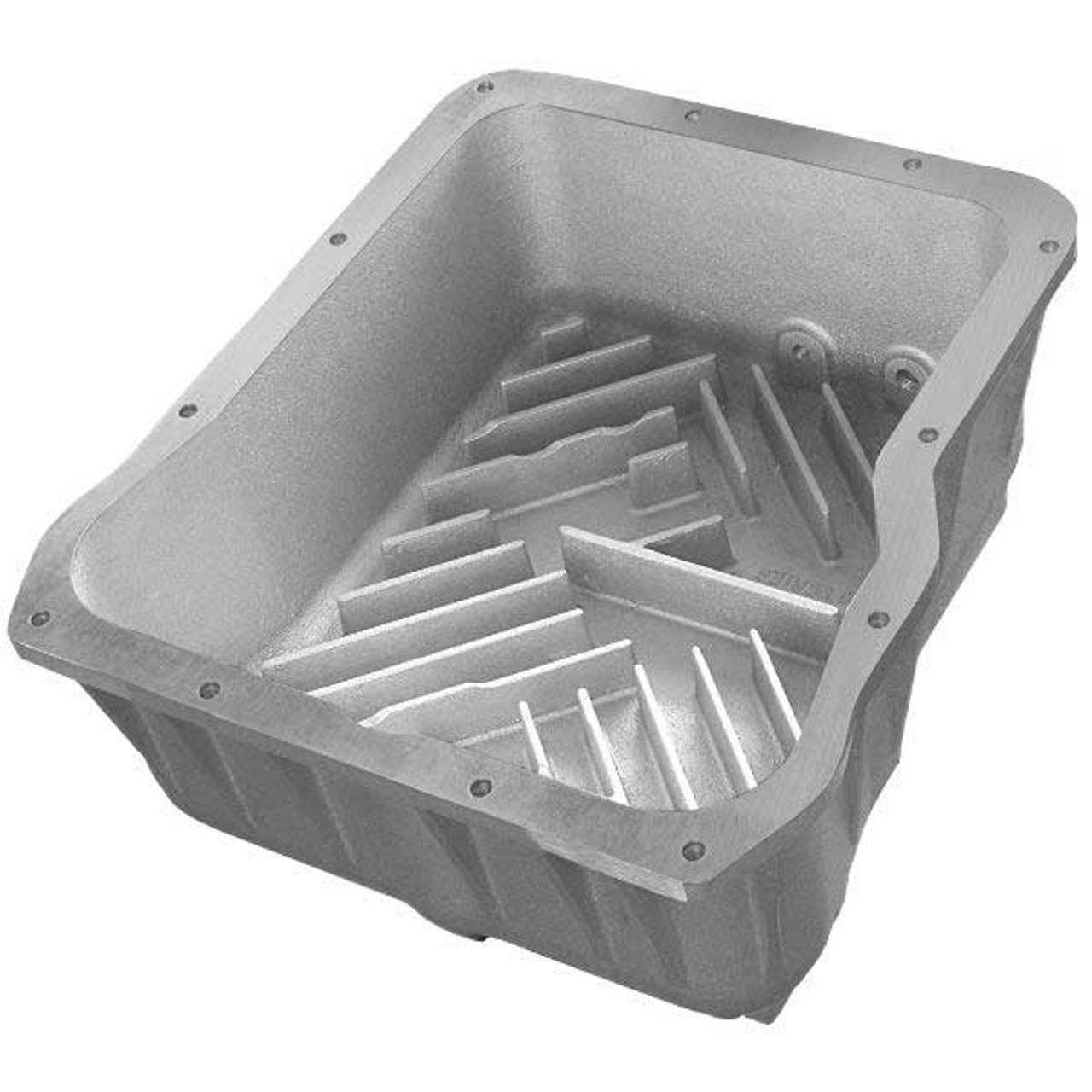  PPE DEEP ALLISON TRANSMISSION PAN - BRUSHED 2001-2019 GM 6.6L DURAMAX (EQUIPPED WITH ALLISON 1000 / 2000 / 2400) (PPE128051010)In Pan View