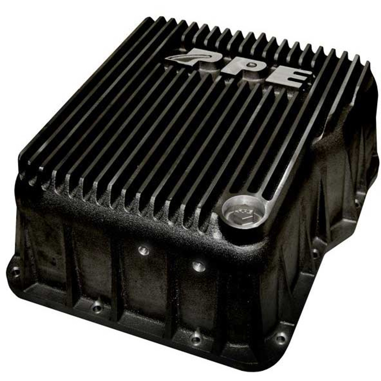 PPE DEEP ALLISON TRANSMISSION PAN - BLACK 2001-2019 GM 6.6L DURAMAX (EQUIPPED WITH ALLISON 1000 / 2000 / 2400) (PPE128051020)Pan View