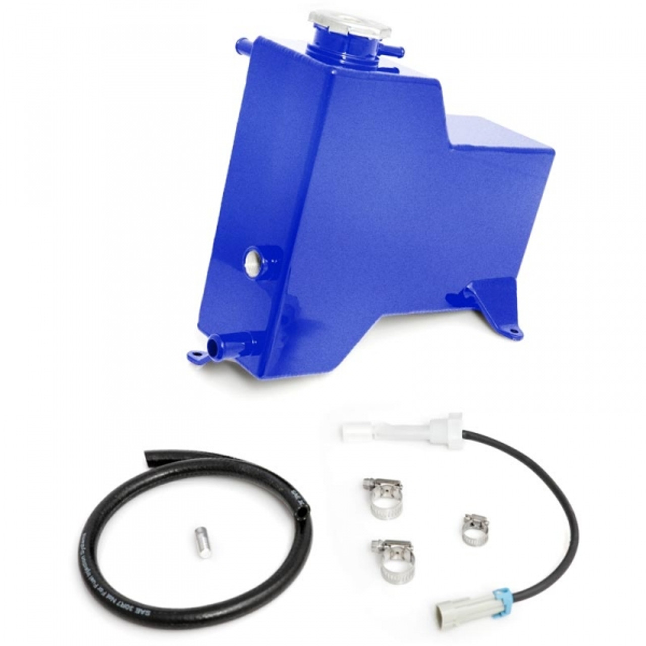 HSP LML FACTORY REPLACEMENT COOLANT TANK 2011-2014 GM 6.6L DURAMAX LML-Candy Blue View