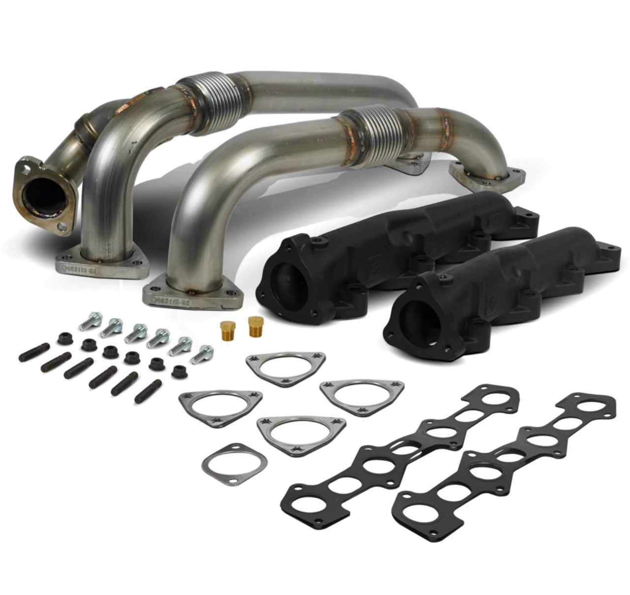 BD Power 6.4 Powerstroke Exhaust Manifold and Up-Pipe Kit 