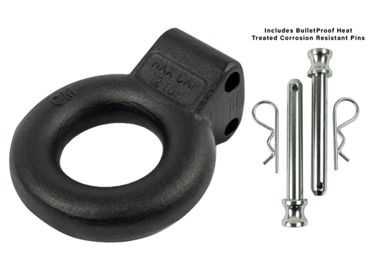BULLETPROOF HITCHES LOOP (LUNETTE RING) ATTACHMENT With Pins View