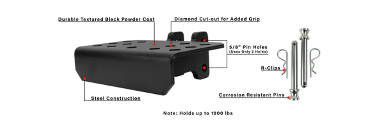 BulletProof Hitches- STEP ATTACHMENT-Universal Applications 