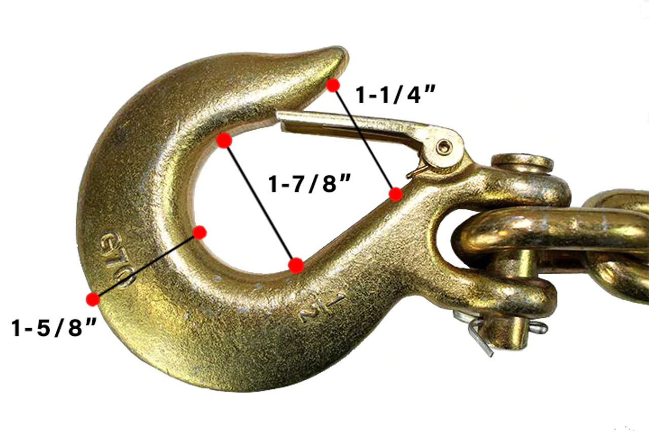 BULLETPROOF SAFETY CHAINS - EXTREME DUTY-Loop View