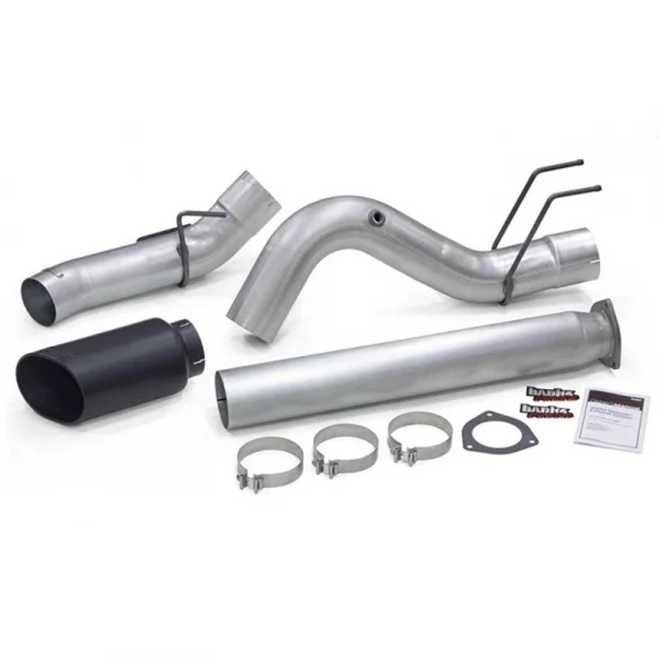 Banks Power 5" Single Monster Exhaust System 2017 to 2023 6.7L Powerstroke (Extended/Crew Cab-Black Finish View