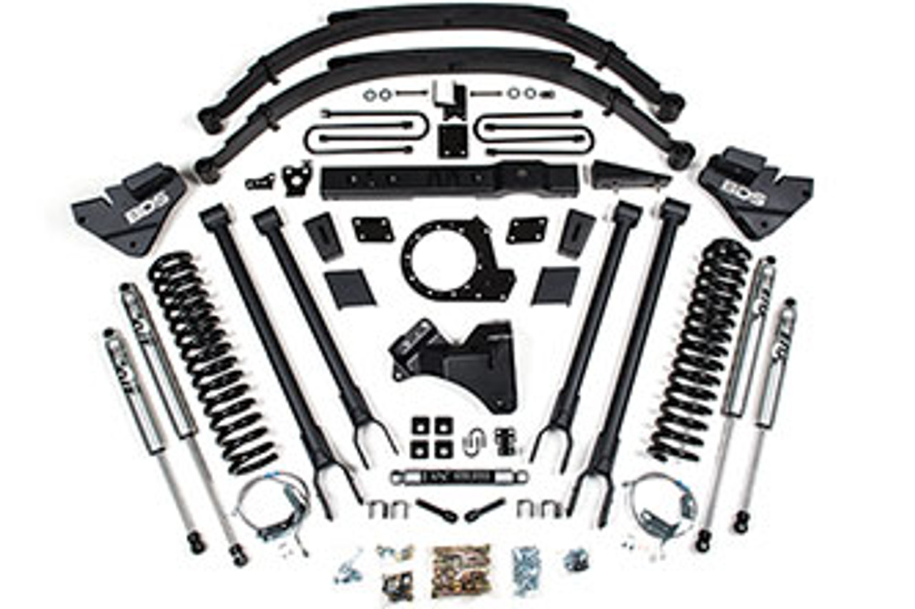BDS - 8" 4-Link Lift Kit | Diesel Only-2017-2019 Ford F250/F350 Super Duty 4WD