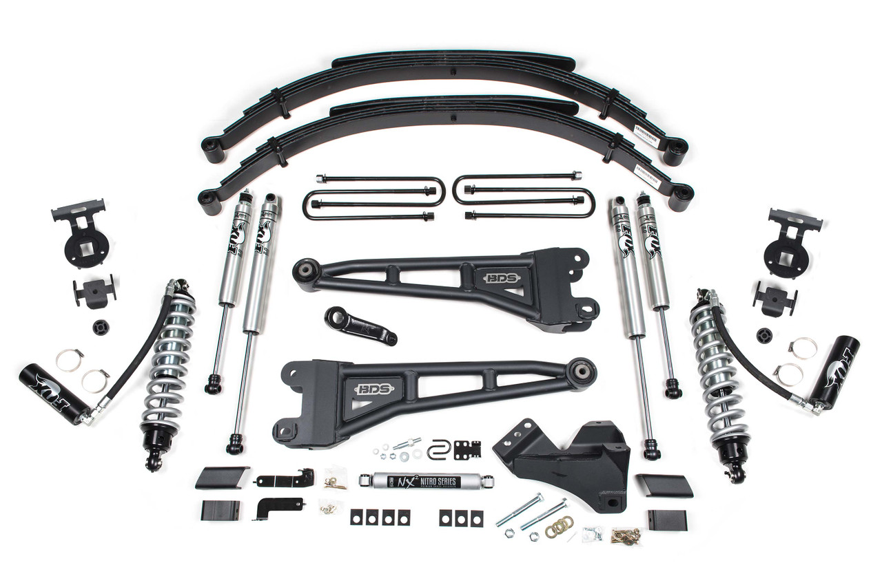 BDS 4" Coilover Radius Arm Lift Kit | Diesel Only-2017-2019 Ford F350 Super Duty DRW 4WD (1575F) - OTHER VIEW