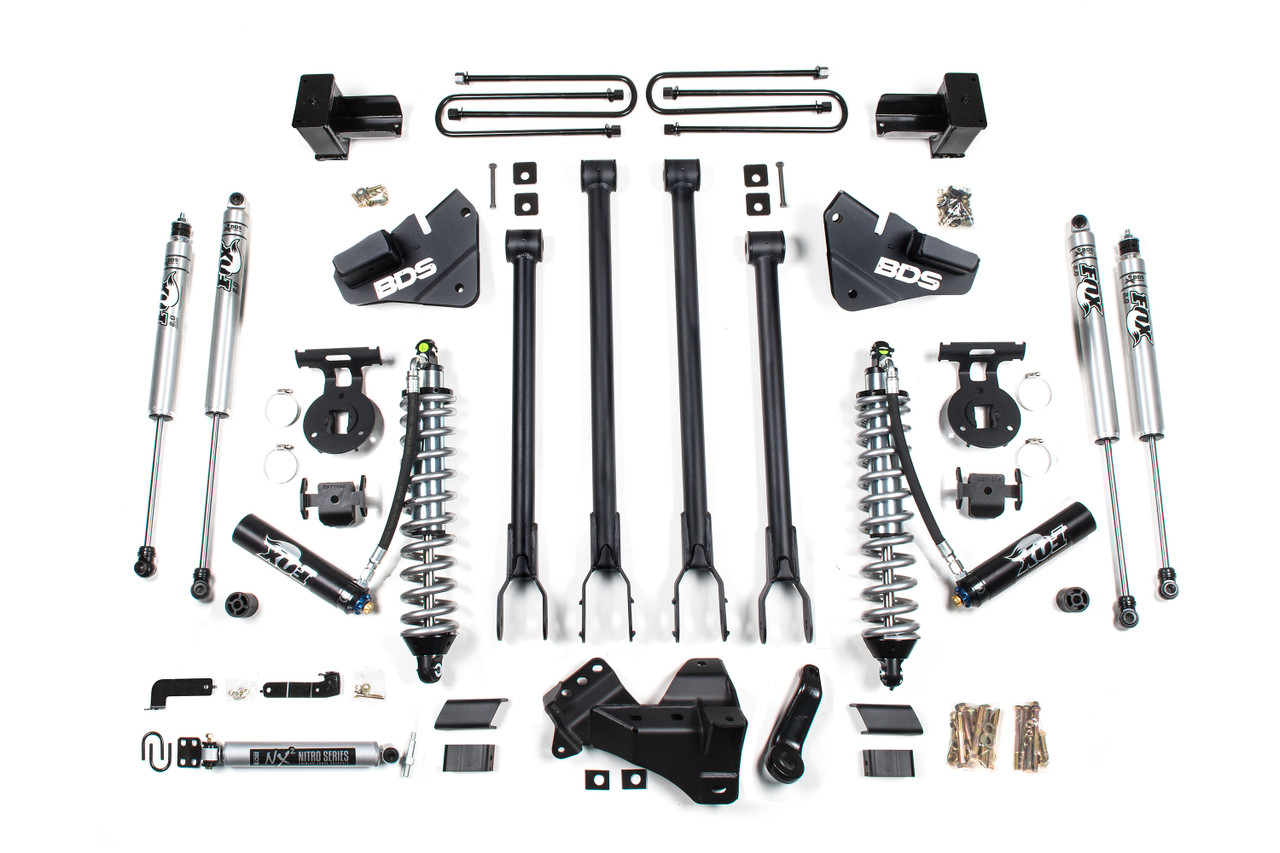 BDS 4" Coil-Over 4-Link Lift Kit (Diesel Only) -2017-2019 Ford F350 Super Duty (DRW 4WD) Powerstroke- NEXT VIEW