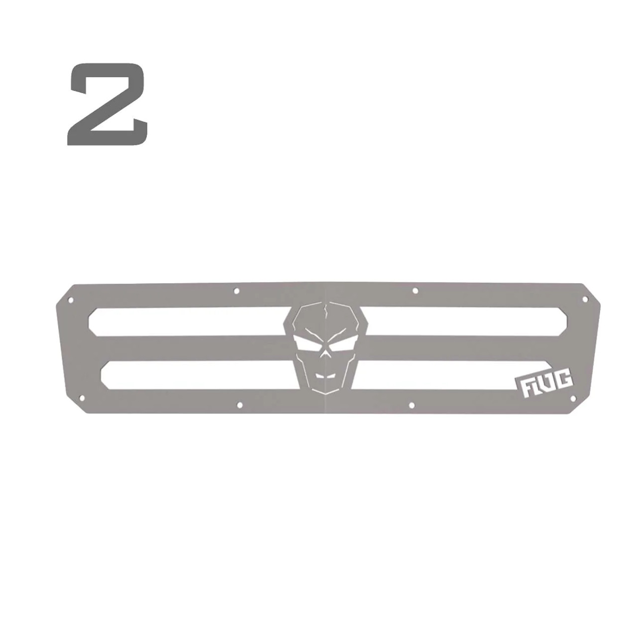 Flog Front Bumper - 1981-1987 Chevy/GMC (FLOG8187_fRONT) Grille 2 View