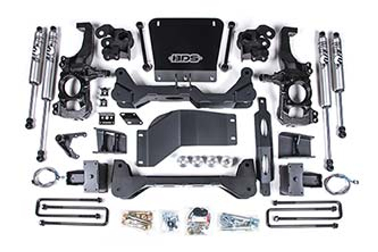 BDS Suspension  6.5" High Clearance Lift Kit - 2020-2022 GM 1 Ton Truck 4WD 