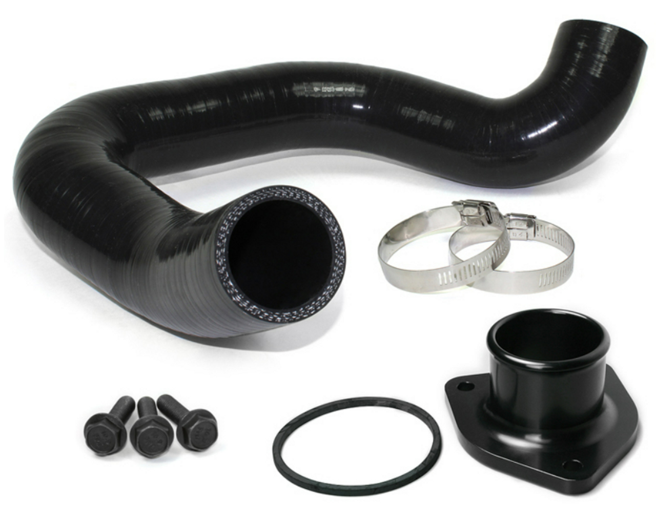  Diesel Site UPPER RADIATOR HOSE WITH BILLET HOUSING - 1995.5-1997 (DS:Boots:OBSURH) Main View