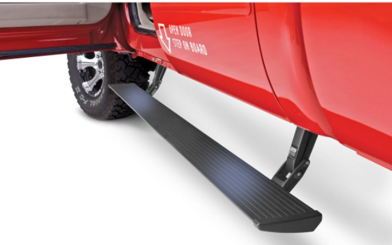 AMP Research Powerstep (Plug-N-Play) 2016-2017 Dodge Ram (AMP76139-01A)-Running Board Down View