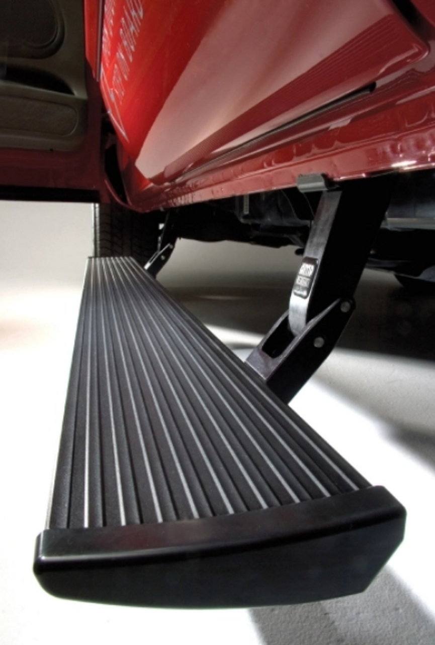 AMP Research Powerstep (Plug-N-Play) 2013-2015 Dodge Ram (AMP76138-01A)-Step Down Side View 