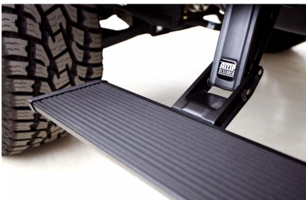 AMP Research Powerstep Xtreme (Plug-N-Play) 2018-2021 Ram 2500/3500 (AMP78239-01A)-On Truck Top View 