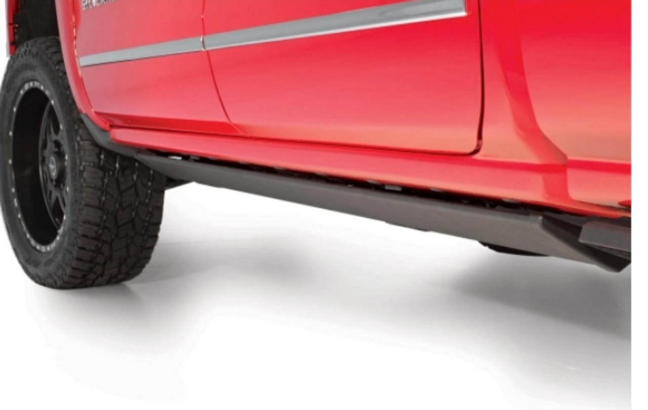 AMP Research Powerstep (Plug-N-Play) 2017-2019 Ford Super Duty (All Cabs) (AMP76235-01A)-Side Step Up View