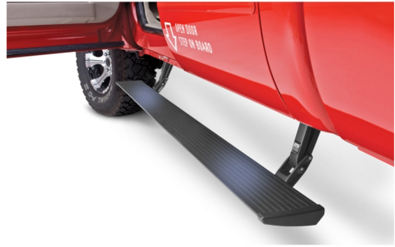 AMP Research Powerstep 2006-2009 Dodge Ram (Mega Cab) ( AMP75118-01A)-Side Step Down View