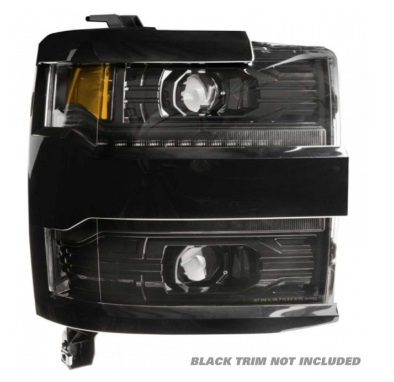  Morimoto XB LED Projector Headlights 2015-2019 Chevrolet Silverado 2500HD/3500HD (MRMLF541)-Headlight View