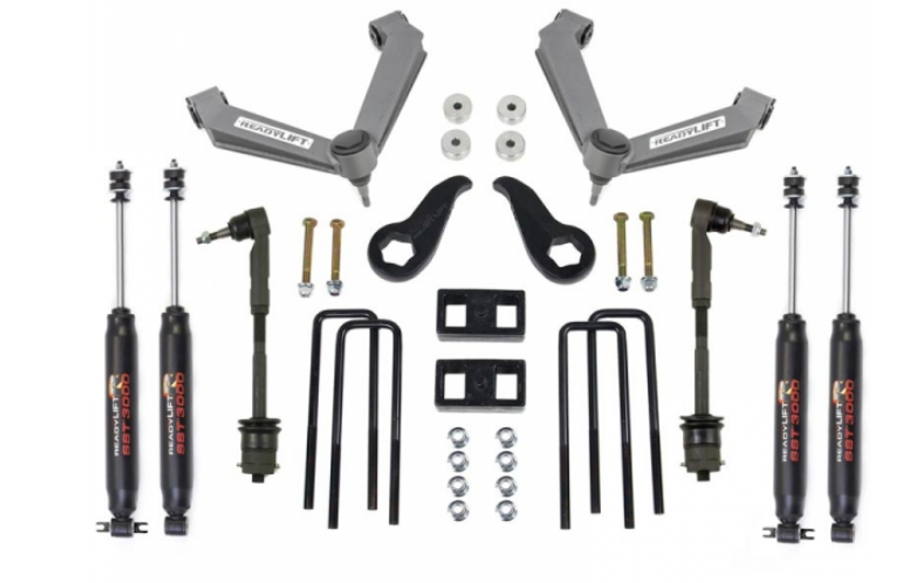 Readylift 3.5"/1" SST Lift Kit with Extreme Duty Control Arms 2011-2019 GM Silverado/Sierra 2500HD/3500HD (RE69-3513)-Main View