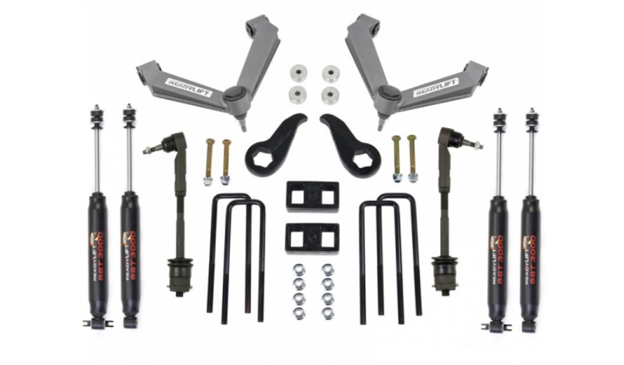 Readylift 3.5"/2" SST Lift Kit With Extreme Duty Control Arms 2011-2019 GM Silverado/Sierra 2500/3500 (RE69-3514)-Main View