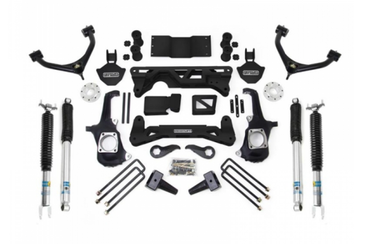 Readylift 7"-8" Off-Road Series Lift Kit With Bilstein Shocks 2011-2019 GM 2500HD/3500HD (RE44-3072)-Main View