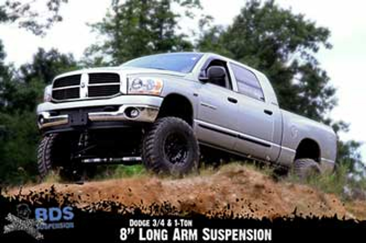 BDS 8" Long Arm Lift Kit - 2003-2007 Dodge / Ram 3500 Truck 4WD (653H) In Use View