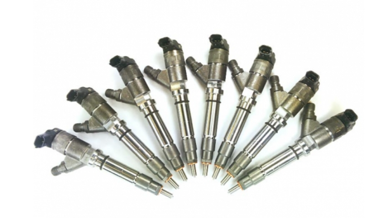 DDP Economy Series New Fuel Injector Set 2006-2007 GM 6.6L LBZ (DDP.NLBZ-ECO)-Main View
