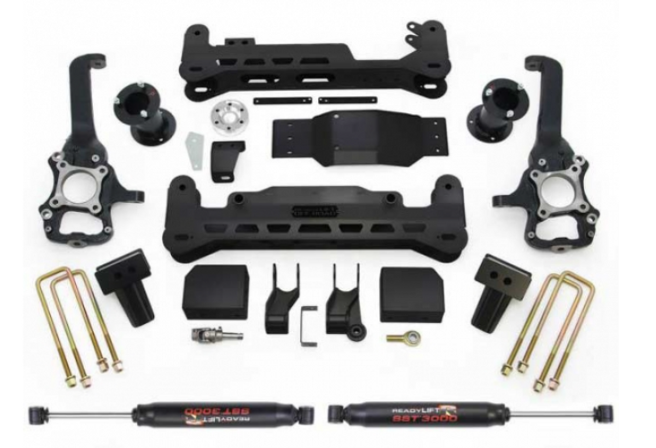 Readylift 7" Lift Kit With SST3000 Rear Shocks 2015-2020 F-150 (RE44-2575-K)-Main View