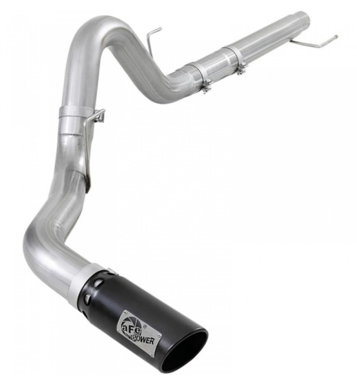 AFE Atlas 4" Filter-Back Exhaust System 2018-2020 F-150 3.0L Powerstroke (MAG19423)-Main View
